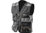 Neo Tools Gilet Da Lavoro 81-260-XXL Hd - Gilet Softshell Leggero Da Uomo - Guanto Da Lavoro Softshell - Gilet Da Lavoro Da Assemblare Grigio - Taglia: Xxl