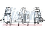 Radiatore Dell'olio Nissens 91343 Olio Motore Per Opel Combo Furgone/Station Wagon (X12) Combo Combi / Tour (X12) Per Fiat Punto Evo (199) Doblo Furgone/Station Wagon (263) Bravo Ii