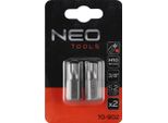 Neo Tools Punta Scanalata M10 X 30 Mm, S2 X 2 Pz.