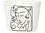 Vaso Decorativo Face Ii Altezza 8 Cm