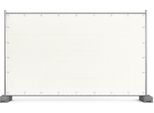 Telone Da Cantiere Telone Per La Privacy Tessuto Pe Con Occhielli Telone Di Copertura Bianco 1,76 X 3,41 M