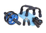 Merco Ab Four Set Set Per Allenamento Con I Pesi Colore Blu