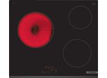 Piano Cottura In Vetrovetroceramica 60 Cm 3 Fuochi 5700 W Nero Bosch Pkm63Rbb8E