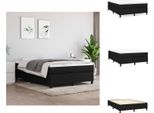 Vidaxl Letto A Molle Insacchettate Nero 140X190 Cm Tessuto - Letti E Strutture Letto