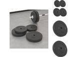 Vidaxl Piastre Di Peso 4 Pezzi 30 Kg Cemento - Manubri E Pesi