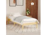 Vidaxl Letto In Legno Massiccio 90X190 Cm - Struttura Letto - Struttura Letto - Letto - Letti