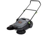 Vevor 1110 X 650 X 1060 Mm Spazzatrice Manuale Per Pavimenti, Larghezza Di Spazzamento 65 Cm, Manuale, Contenitore Dei Rifiuti Da 18,9 L, Manico Pieghevole Regolabile In Altezza E Angolazione Per Marciapiedi, Cortili, Garage, Terrazze, Ecc.