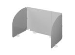 Paravento Cottura In Acciaio 3 Pezzi Pieghevole Ed Allungabile 32/62 X 28,5 X 25 Cm