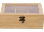 Eccellente Housware | Scatola Per Il Tè, Contenitore Per Il Tè, Scatola Per Il Tè In Legno - Bamboe - 21X16X7,8 Cm, Contenitore Per Bustine Di Tè