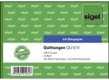 Sigel QU619 Ricevute Con Stampa Di Sicurezza - A6 Orizzontale, Mp, Bl, 50 Fogli