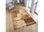 Tappeto Rettangolare Luken 140X190 Cm - Beige / Marrone