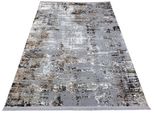 Moquette Rettangolare 80X150 Cm Stefano - Grigio / Nero