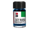 Marabu 1305 39 095 Marmo Facile, Azurblau 095, 15 Ml
