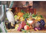 Castorland Puzzle Natura Morta Con Frutta E Pappagallo 3000 Pezzi
