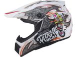 Casco Da Cross Casco Da Bambino Casco Da Moto Motocross Mejia Bianco Opaco Quad Taglia Xs