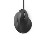 Hama Emc-500 Mouse Ergonomico A Filo, Verticale - Nero
