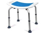 Sgabello Da Doccia Regolabile In Altezza Costway, Sedia Da Doccia Con Portata Fino A 150 Kg, Sedile Da Doccia Antiscivolo, Sedia Medica Da Doccia In Alluminio, Ausilio Da Doccia Bianco, Sedile Da Bagno, Ausilio Da Bagno Per Donne In Gravidanza E Anziani