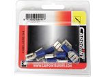 Carpoint Manicotto Connettore Piatto 544 Blu 8,0X0,8Mm 10 Pezzi