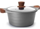 Casseruola In Fusione Di Alluminio Da 20 Cm + Coperchio Lacor 27320