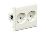 Schneider Electric Presa Schuko CYB-PS 37Grad Slave 2-Fold 16A/250V Bayed Master/Slave RAL1013 5940012