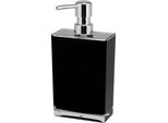 B-Goods Bremermann Dispenser Di Sapone Xl Con Capacità Di Circa 500 Ml, Plastica Quadrata, Trasparente/Nero