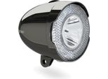 Axa Axa 706 15 Lux - Fanale Anteriore Per Bicicletta - Faro A Led - Fanale A Batteria Per Bicicletta - Cromo