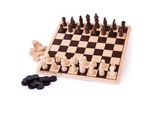 Bigjigs Toys Scacchi E Dama In Legno
