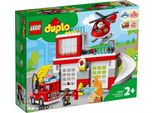 Lego 10970 Lego Duplo 10970 Feuerwehrwache Mit Hubschrauber