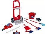 Theo Klein Vileda Carrello Scopa Con Aspirapolvere 3In1, Aspirapolvere Per Bambini, Giocattolo Per Bambini, Giocattolo Per Bambini, 6720