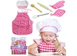 Woopie Set Piccolo Chef Accessori Da Cucina Per Costume Da Chef 7 Pz.