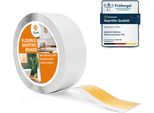 Quest Battiscopa In Pvc 70X20Mm, 15M, Autoadesivo, Battiscopa Morbido, Flessibile, Bianco