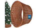 Kotarbau® Gonna Per Albero Di Natale In Salice Ø 45 Cm, Colore Naturale Supporto Per Albero Di Natale In Rattan Naturale, Cesto Per Albero Di Natale, Copertura Per Albero Di Natale