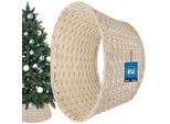Kotarbau® Gonna Per Albero Di Natale In Salice Ø 55 Cm Sbiancato Supporto Per Albero Di Natale In Rattan Naturale Cesto Per Albero Di Natale, Supporto Per Albero Di Natale