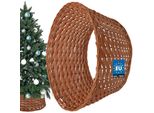 Kotarbau® Gonna Per Albero Di Natale In Salice Ø 55 Cm, Colore Naturale Supporto Per Albero Di Natale In Rattan Naturale, Cesto Per Albero Di Natale, Copertura Per Albero Di Natale