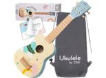 Chitarra Ukulele In Legno Blu Classic World Per Bambini