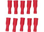 Carpoint Presa A Spina Rotonda 548 Rosso Ø 4,0 Mm 10 Pezzi