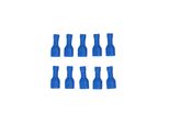 Carpoint Manicotto A Spina Piatta 1542 Blu 6,3X0,8 Mm 10 Pezzi