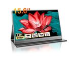 Monitor Portatile 15,6" 1920 × 1080 Schermo Monitor Fhd 100% Srgb Display Ips Con Mini Hdmi/Usb C Altoparlanti Integrati Per Pc, Laptop, Telefono, PS5"