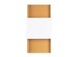 Lampada Da Parete Durlin Oro/Bianco 2Xg9 8W Acciaio 40X7X20Cm Sollux Lighting