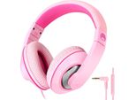 Cuffie Per Ragazzi Per La Scuola, Cuffie Per Bambini Con Cavo, Regolabili, Controllo Del Volume, Jack Da 3,5 Mm, Microfono Hd, Over Ear Per Tablet, Laptop
