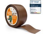 Quest Battiscopa In Pvc 100X25Mm, 25M, Battiscopa Morbido, Flessibile, Bronzo