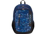 Neoxx Zaino Della Scuola Con Scomparto Per Laptop Flow School Backpack Next Level Blu Scuro