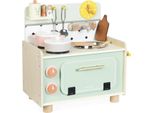 Cucina In Legno Per Bambini Janod - Piccola Cucina Da Gioco Con Accessori