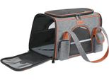 Demigreat Borsa Pieghevole Per Il Trasporto Di Cani E Gatti Fino A 8 Kg, Cassa Traspirante Per Gatti Di Taglia Media E Piccola, Trasportino Per Cani