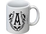 Mercoledì - Tazza Da Caffè "Famiglia Addams"", Stemma PM12367 (Taglia Unica) (Bianco/Nero)"