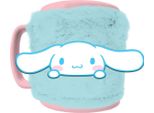 Sanrio - Tazza Da Caffè, Cinnamoroll, Tessuto Soffice, Nappina PM12711 (Taglia Unica) (Blu/Rosa)