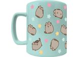 Pusheen - Tazza Da Caffè, Tessuto Soffice PM12712 (Taglia Unica) (Grigio/Blu)