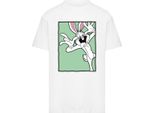 Mr. Tee Looney Tunes Funny Face Tee Oversize Bianca - M