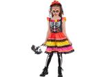 Smiffys - Costume "Fiesta"" Per Bambini, Giorno Dei Morti SM3431 (146-152) (Multicolore)"