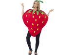 Smiffys - Costume Da Fragola Per Uomo/Donna Unisex SM3436 (Taglia Unica) (Rosso)